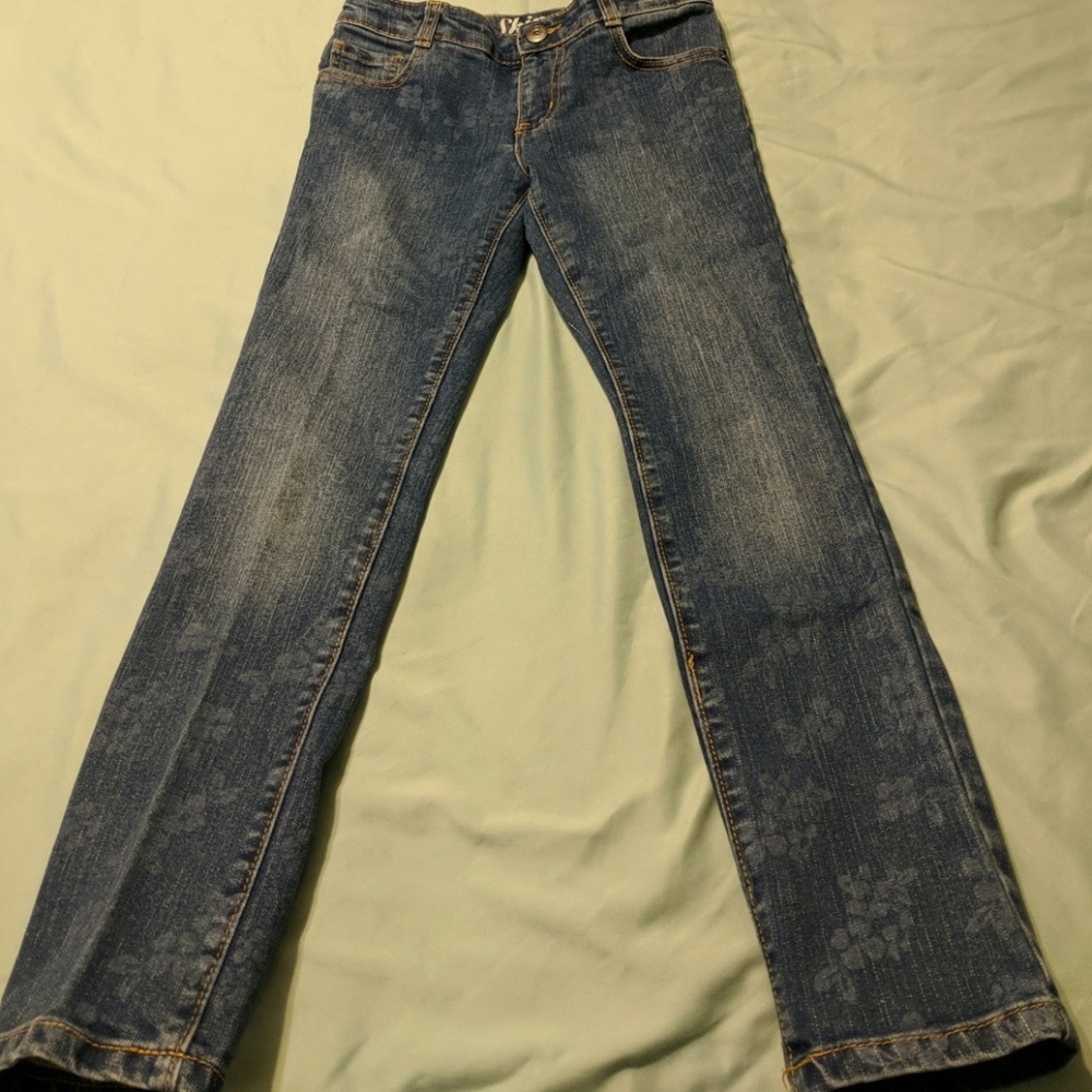 Flower jeans